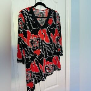 Gently worn once Susan Graver asymmetrical top